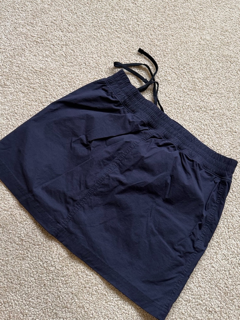 Eddie Bauer Navy Drawstring Casual Skirt - Picture 4 of 4